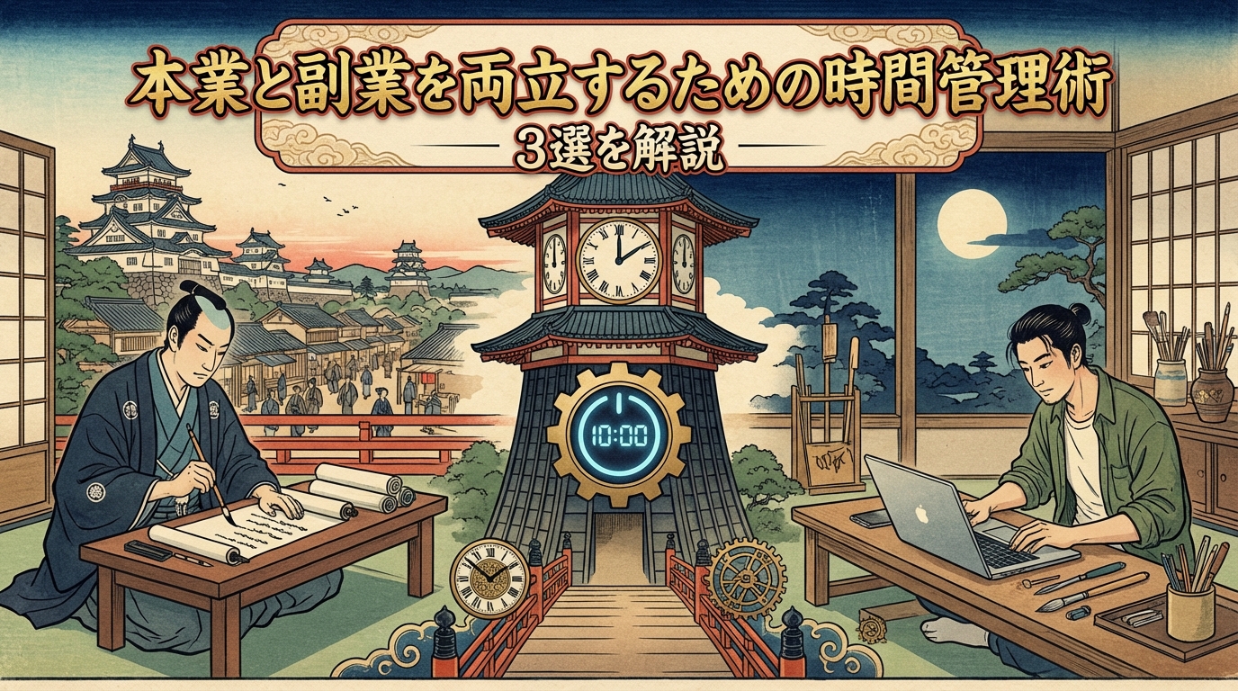 本業と副業を両立するための時間管理術3選を解説
