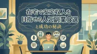 在宅で安定収入を目指せる人気副業5選と成功の秘訣