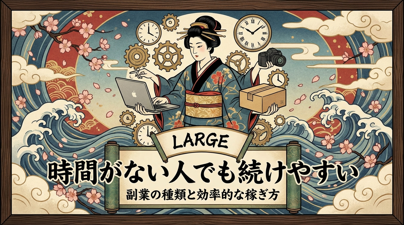 時間がない人でも続けやすい副業の種類と効率的な稼ぎ方
