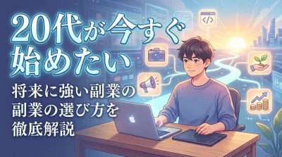 20代が今すぐ始めたい将来に強い副業の選び方を徹底解説