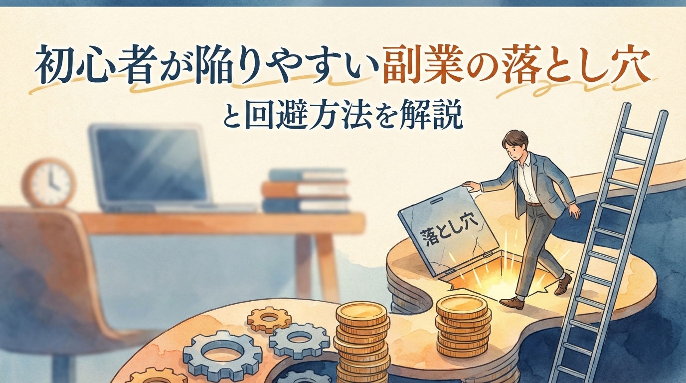 初心者が陥りやすい副業の落とし穴と回避方法を解説