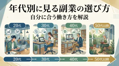 年代別に見る副業の選び方 自分に合う働き方を解説