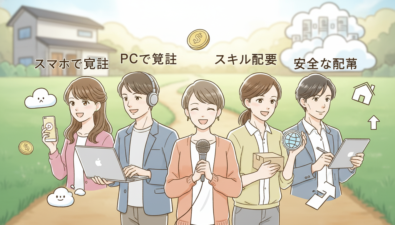 スキル不要・スマホやPCで完結する安全な副業が一番！
