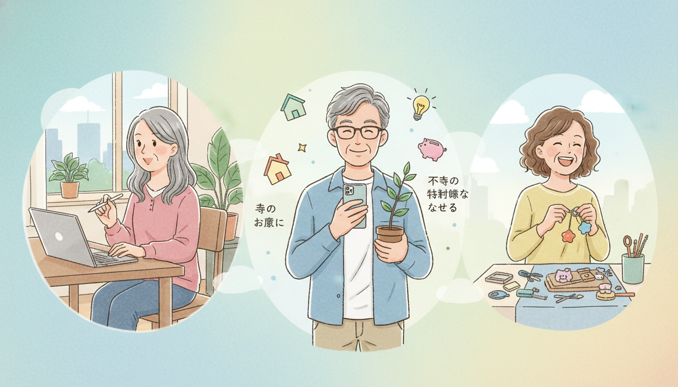 50代の副業は「在宅・スキル不要・低資金」が成功の鍵！