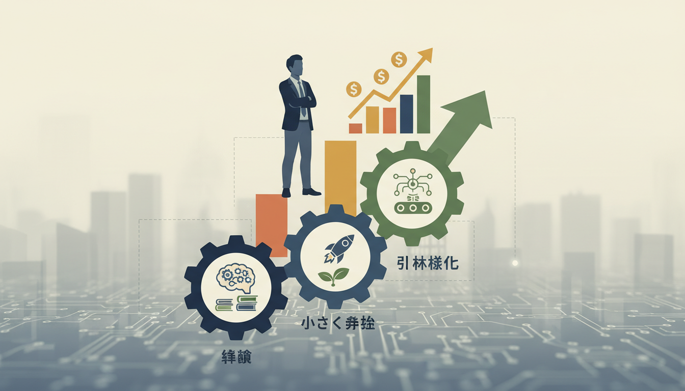 40代副業の収入アップは「経験×小さく開始×仕組み化」で伸びます！
